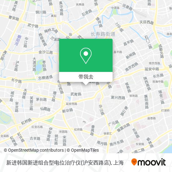 新进韩国新进组合型电位治疗仪(沪安西路店)地图