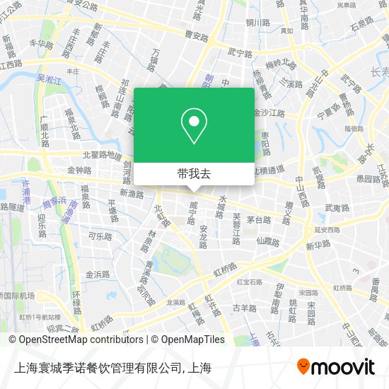 上海寰城季诺餐饮管理有限公司地图