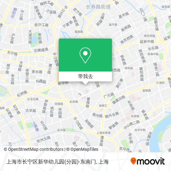 上海市长宁区新华幼儿园(分园)-东南门地图