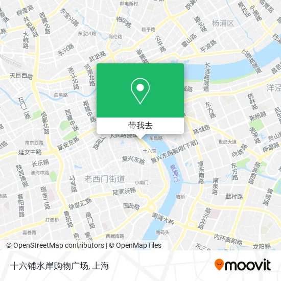 十六铺水岸购物广场地图