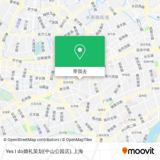 Yes I do婚礼策划(中山公园店)地图