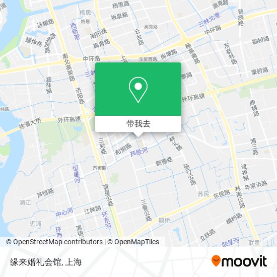 缘来婚礼会馆地图