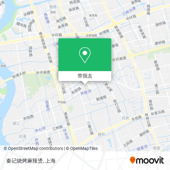 秦记烧烤麻辣烫地图