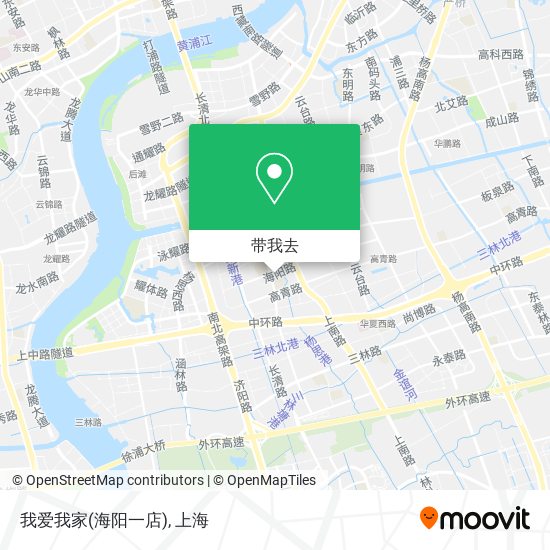 我爱我家(海阳一店)地图