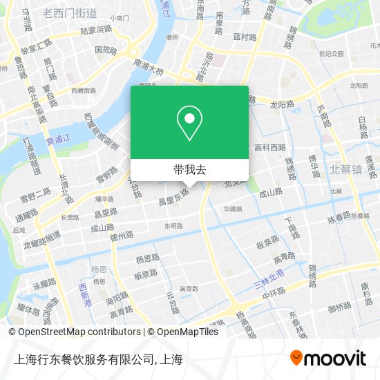 上海行东餐饮服务有限公司地图