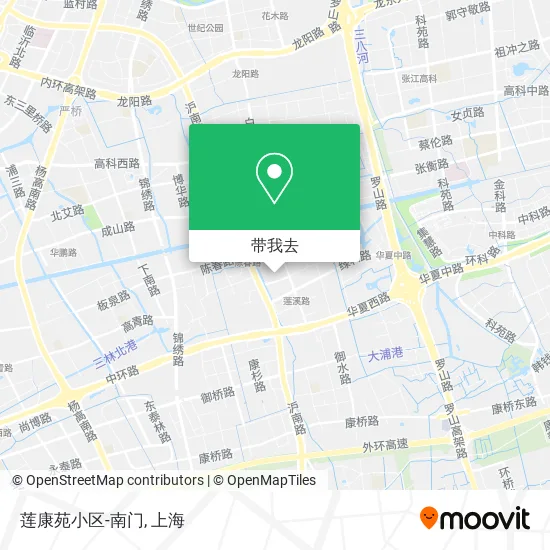 莲康苑小区-南门地图