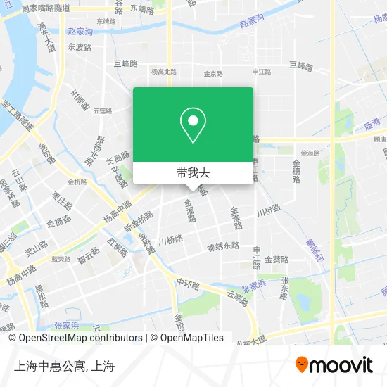 上海中惠公寓地图