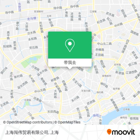 上海闯伟贸易有限公司地图