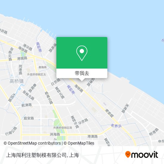 上海闯利注塑制模有限公司地图