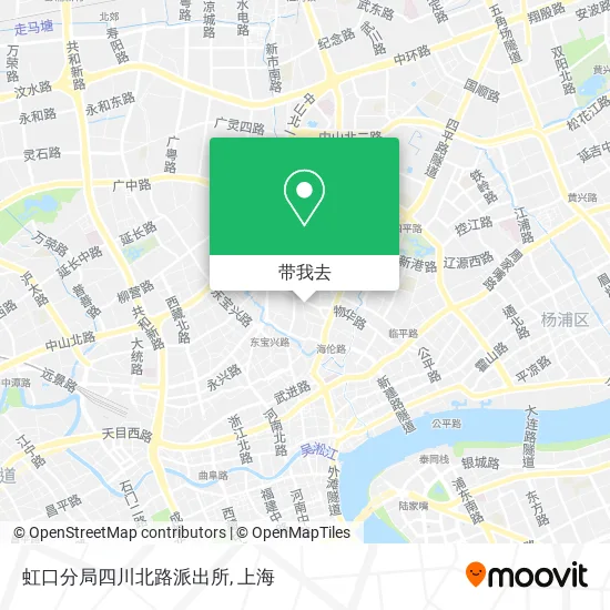 虹口分局四川北路派出所地图