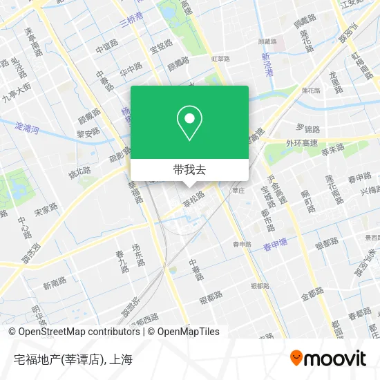 宅福地产(莘谭店)地图