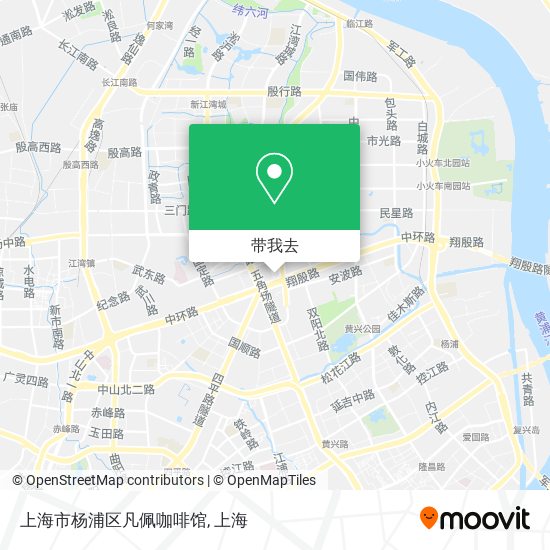 上海市杨浦区凡佩咖啡馆地图