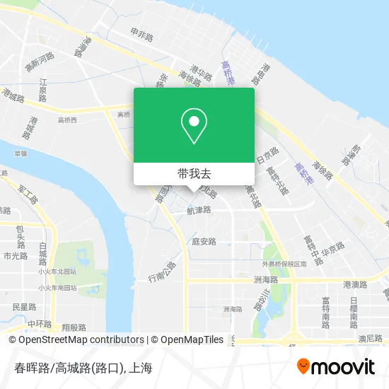 春晖路/高城路(路口)地图