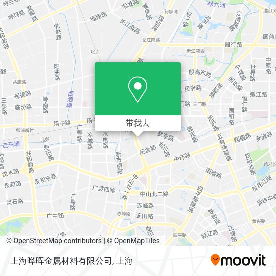 上海晔晖金属材料有限公司地图
