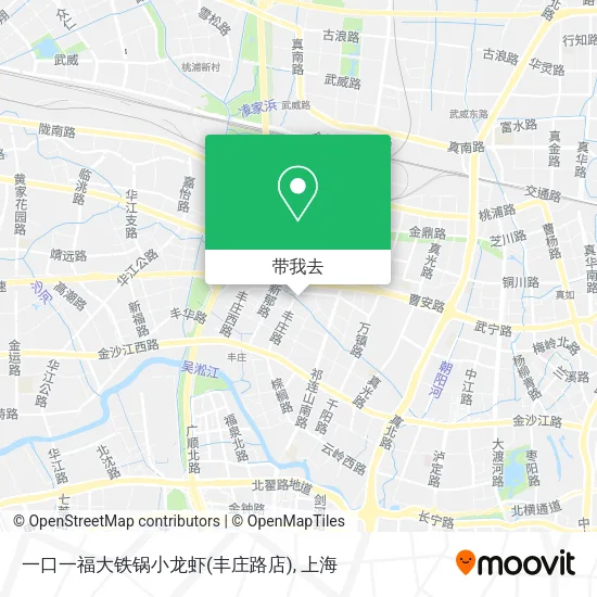 一口一福大铁锅小龙虾(丰庄路店)地图