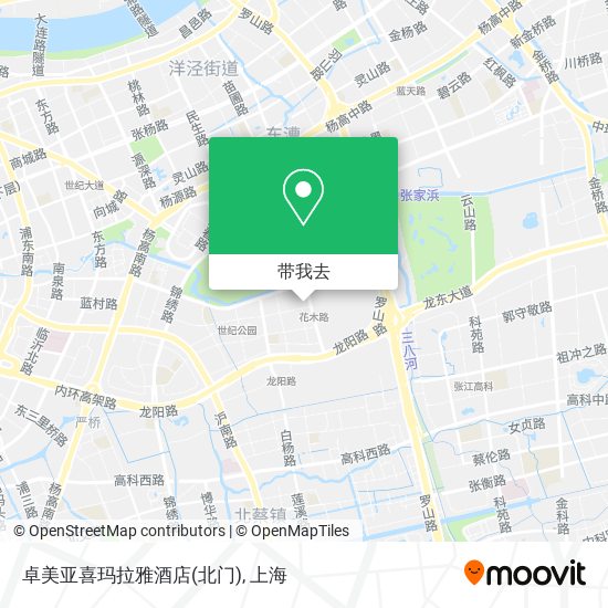 卓美亚喜玛拉雅酒店(北门)地图