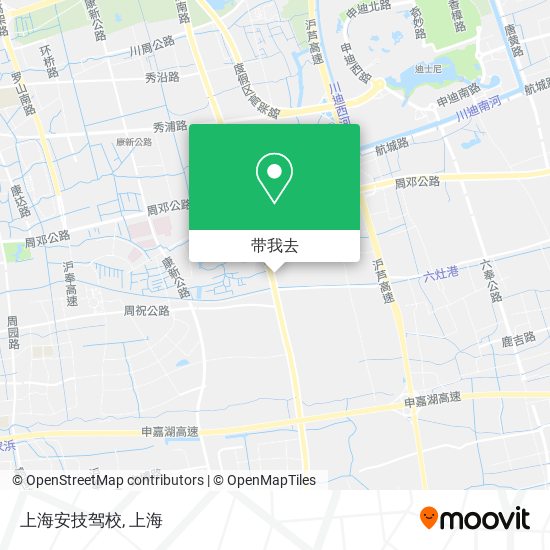 上海安技驾校地图