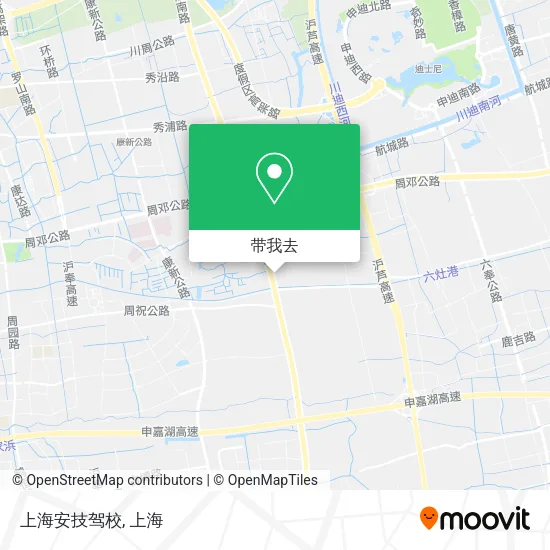 上海安技驾校地图