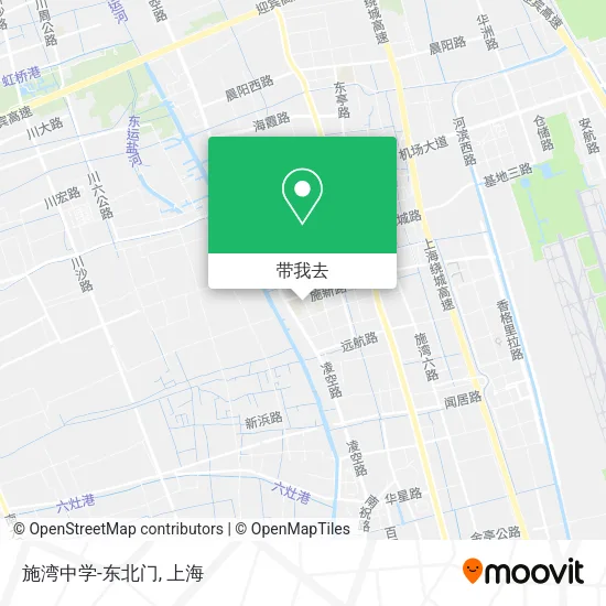 施湾中学-东北门地图