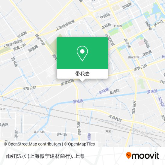 雨虹防水 (上海徽宁建材商行)地图