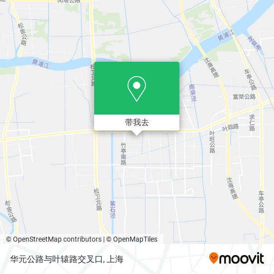 华元公路与叶辕路交叉口地图