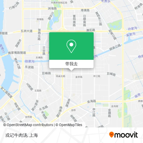 戎记牛肉汤地图