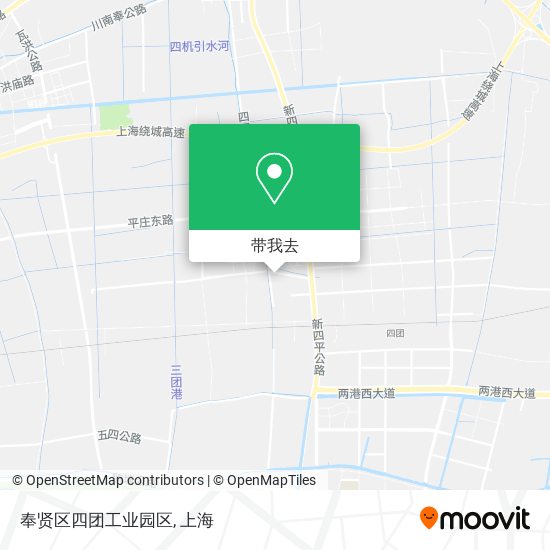 奉贤区四团工业园区地图