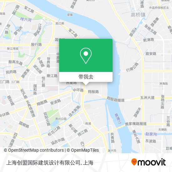 上海创盟国际建筑设计有限公司地图