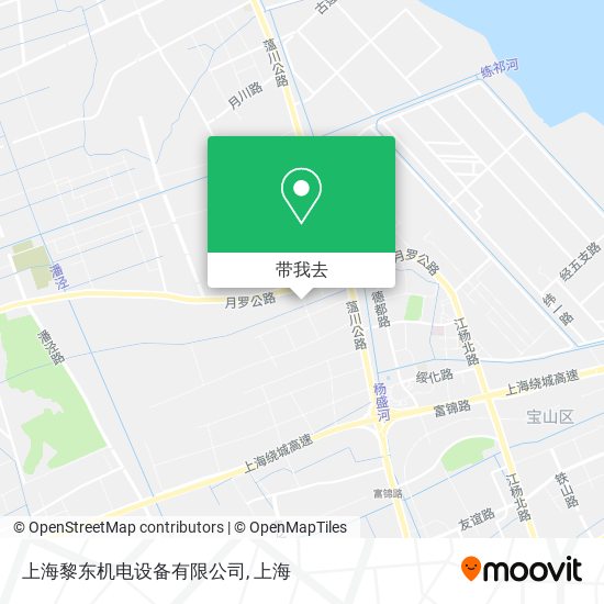 上海黎东机电设备有限公司地图