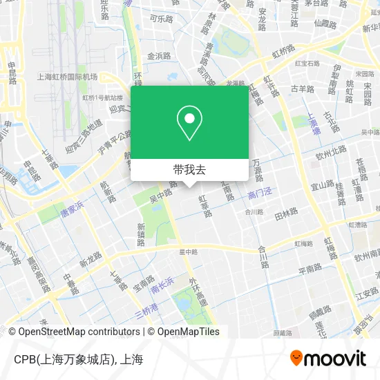 CPB(上海万象城店)地图