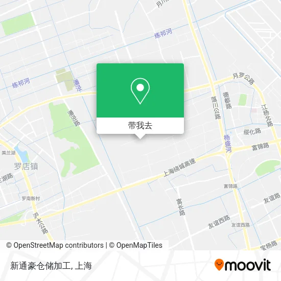 新通豪仓储加工地图