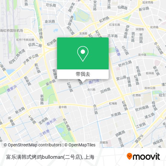 富乐满韩式烤鸡bulloman(二号店)地图