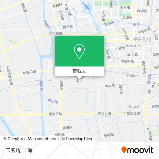 玉秀路地图