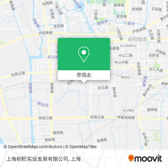 上海积旺实业发展有限公司地图