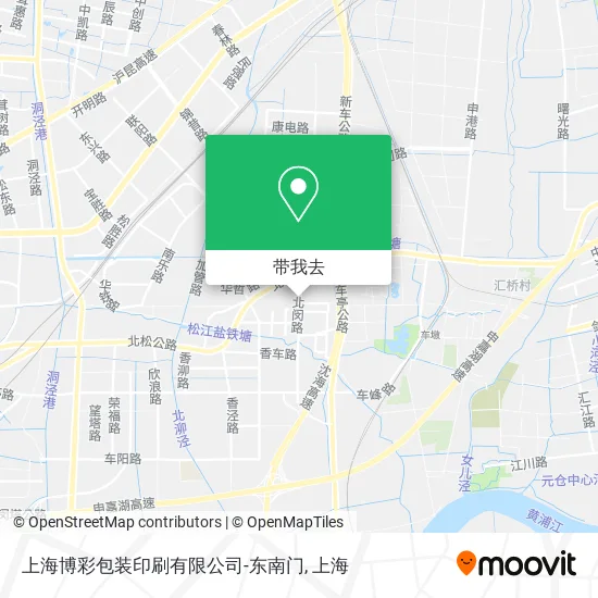 上海博彩包装印刷有限公司-东南门地图