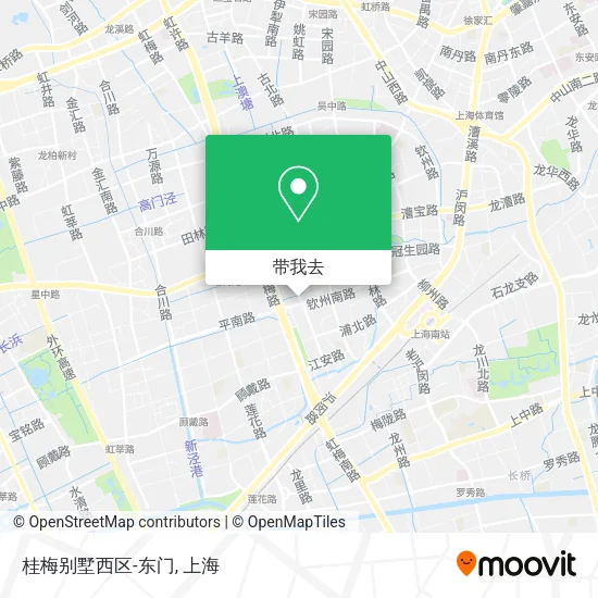 桂梅别墅西区-东门地图