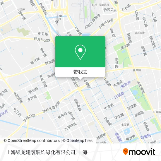 上海银龙建筑装饰绿化有限公司地图