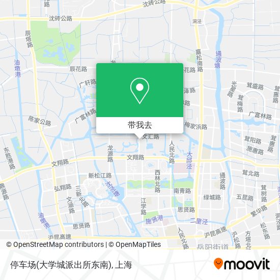 停车场(大学城派出所东南)地图