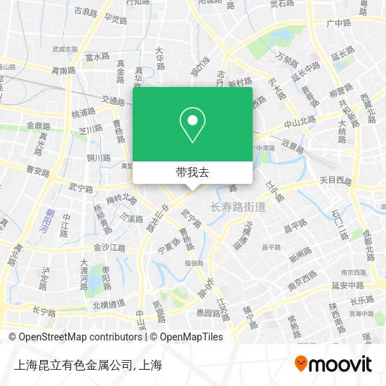 上海昆立有色金属公司地图