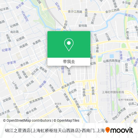 锦江之星酒店(上海虹桥枢纽天山西路店)-西南门地图