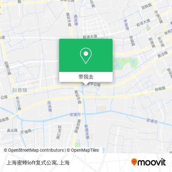 上海蜜蜂loft复式公寓地图