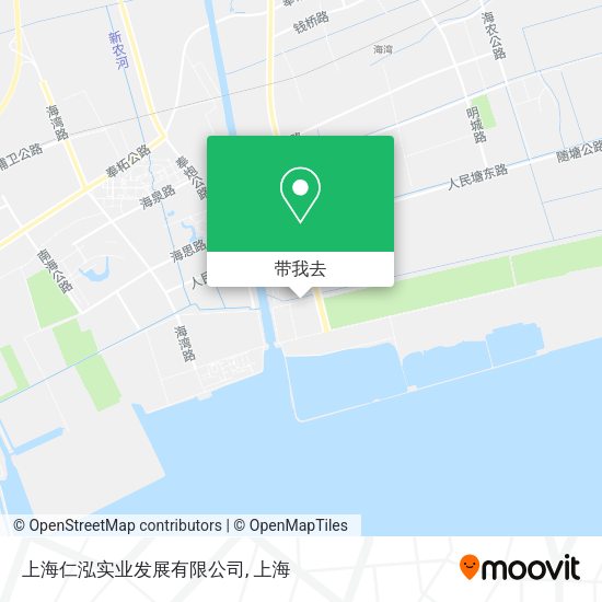上海仁泓实业发展有限公司地图