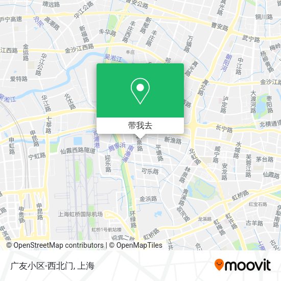 广友小区-西北门地图