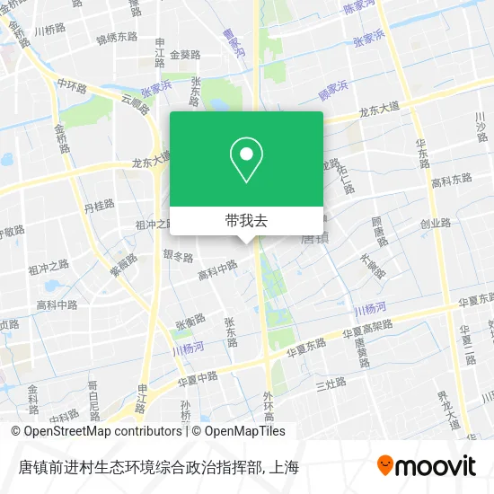 唐镇前进村生态环境综合政治指挥部地图