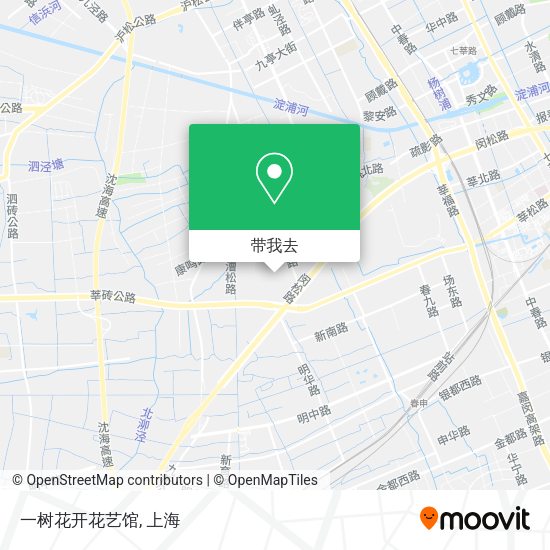 一树花开花艺馆地图