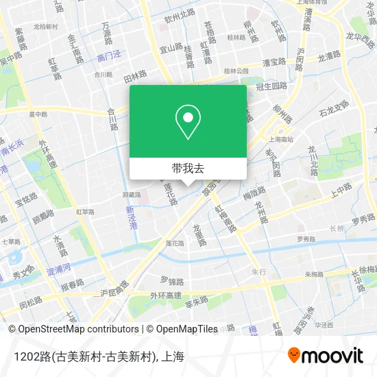 1202路(古美新村-古美新村)地图
