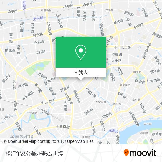 松江华夏公墓办事处地图