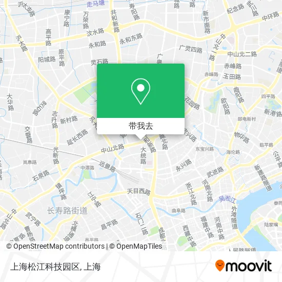 上海松江科技园区地图