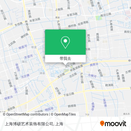上海博硕艺术装饰有限公司地图