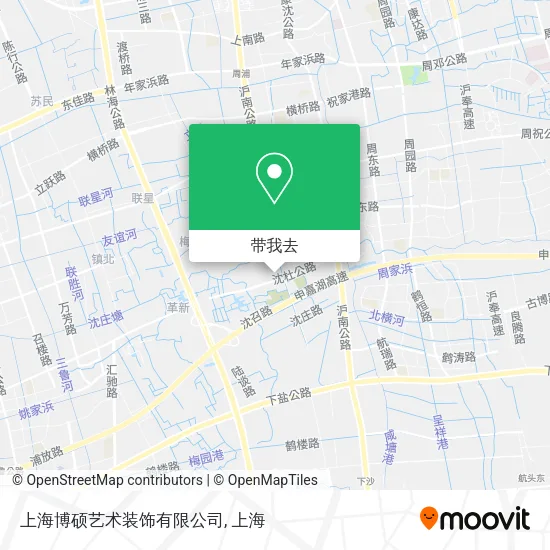 上海博硕艺术装饰有限公司地图